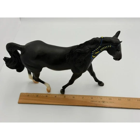 Breyer #971 Iron Metal Chief Black Missouri Fox Trotter Ltd Edition 1997 Horse - Picture 7 of 12